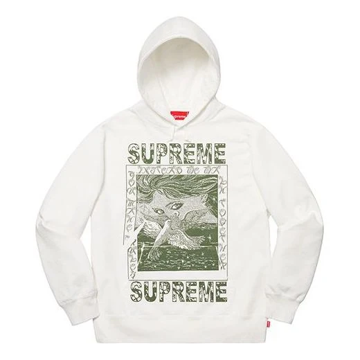 Supreme FW19 Week 2 Doves Hooded Sweatshirt SUP-FW19-310