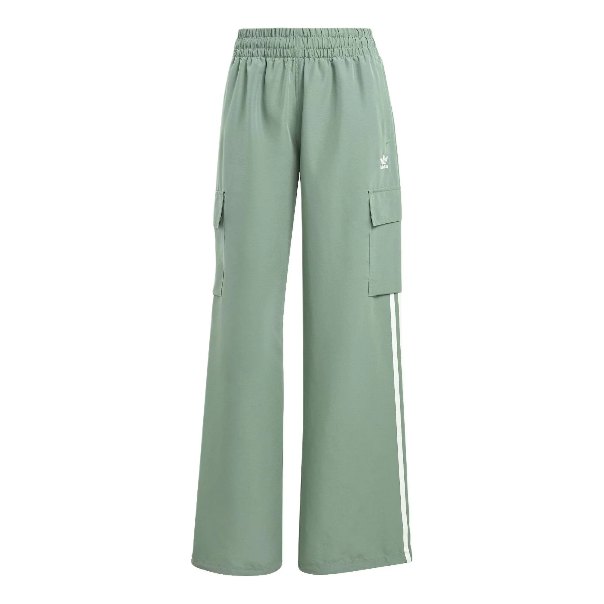 (WMNS) adidas Originals Adicolor Cargo Pants Asia Sizing 'Trace Green' IZ0716