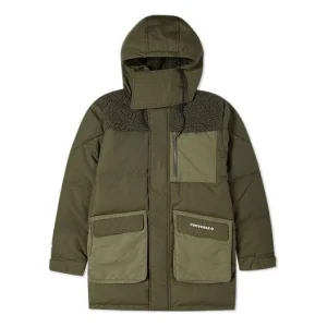 Converse Premium Mid Down Jacket Asia Sizing 'Cargo Khaki' 10021971-A02