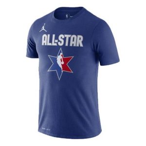 Nike NBA ALL-STAR NBA2020 DRI-FIT Short Sleeve Men's Blue BV9193-497