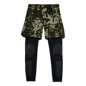 Nike Lab MMW 2 In 1 Pants 'Camo Black' AR5615-010
