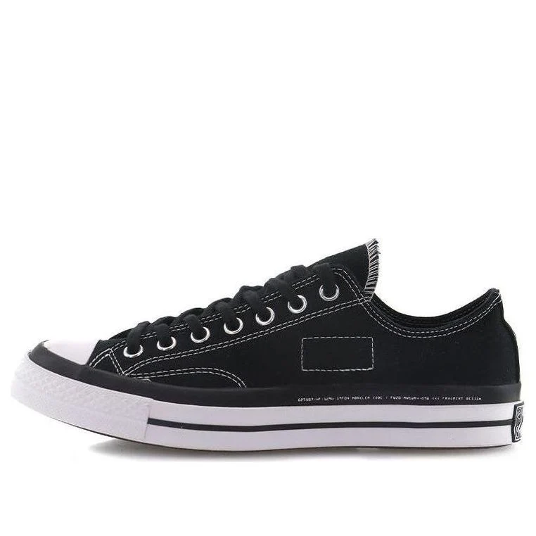 Converse x Fragment Design x MonclerChuck 70 Low 'Black' 169069C