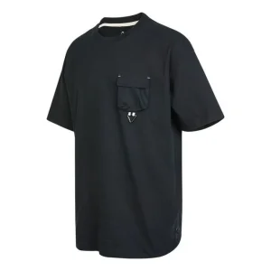 Converse Go Outdoor Oversized Pocket T-Shirt Asia Sizing 'Black' 10024357-A02