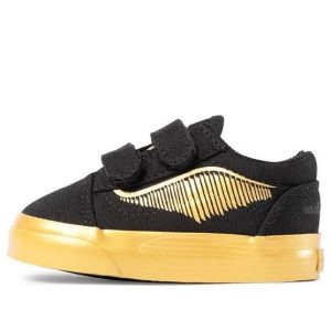 Vans Harry Potter x Old Skool V Toddler 'Golden Snitch' VN0A38JNV3K