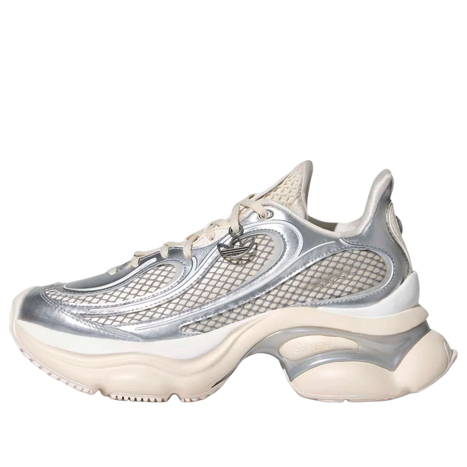 (WMNS) adidas Ozvenuz 'Silver Metallic Cloud White Chalk White' KK4675