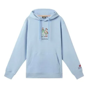 New Balance x ZPZ Graphic Print Hoodie Asia Sizing 'Sky Blue' NCA4701-3BL