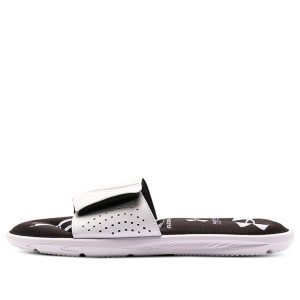 Under Armour Ignite 6 Graphic Strap Slide 'White' 3024451-101