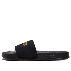 PUMA Leadcat Suede Slide 'Black Team Gold' 365758-01
