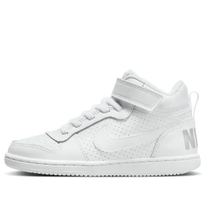 (PS) Nike Court Borough Mid-Top Sneakers White 870026-100
