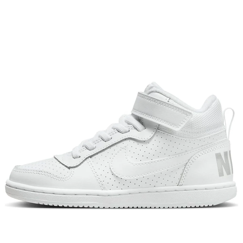 (PS) Nike Court Borough Mid-Top Sneakers White 870026-100