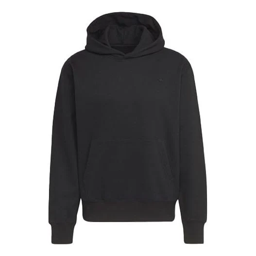 adidas originals Embroidered Small Label Solid Color Sports Black HF6373