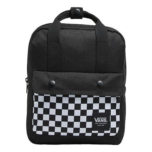 (WMNS) Vans Boxer Mini Checkerboard Backpack 'Black' VN0A7YT1Y28