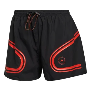 (WMNS) adidas by Stella McCartney TruePace Running Shorts Asia Sizing 'Black Red' HD9118