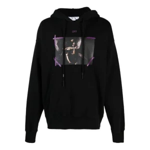 Off-White SS23 Black Carvaggio Cotton OMBB085S23FLE0011036