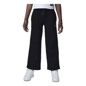 (GS) Air Jordan Icon Play Open Pants 'Black' 45C392-GAY