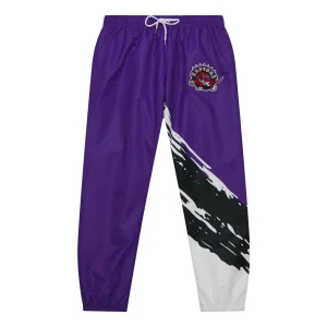 Mitchell & Ness x NBA Paintbrush Warm Up Pants 'Toronto Raptor' PWUP3415-TRAYYPPPMTWH