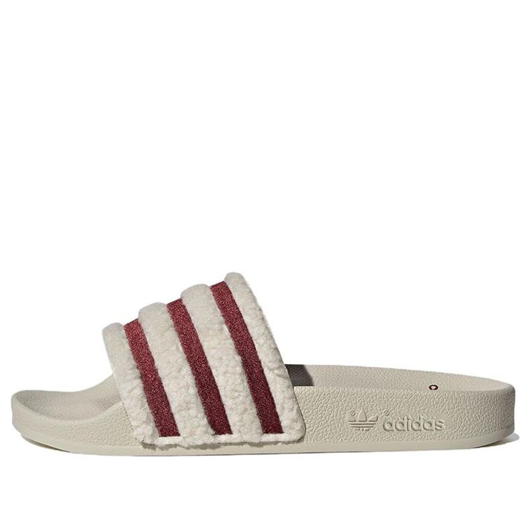 (WMNS) adidas Adilette Slide 'Aluminium Shadow Red' IE2014