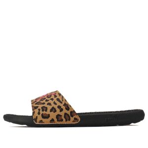 (WMNS) PUMA Cool Cat Sports Leopard Slipper Black 373844-01