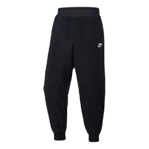 Nike Sports Knit Fleece Bundle Feet Sports Long Pants Black CZ4897-010
