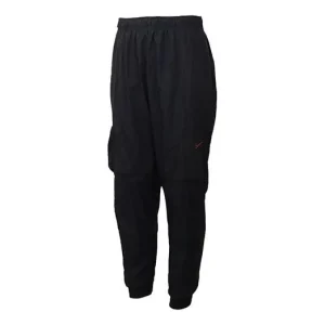 Nike Dri-FIT Mesh Breathable Training Sports Pants Black CU5002-010