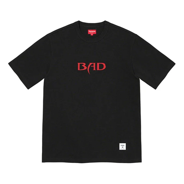 Supreme Bad S/S T-Shirt 'Black Red' SUP-SS22-102