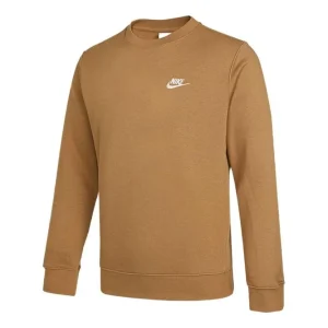 Nike NSW Logo Sweatshirt Asia Sizing 'Coffee' BV2663-722