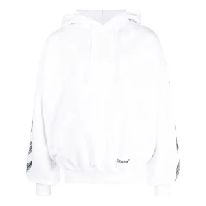 Off-White Embroidery Hoodie 'White' OMBB110S23FLE0050110