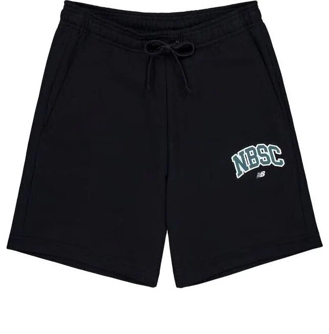 New Balance Athletics Sports Club Cotton Short Asia Sizing 'Black' AMS42318-BK