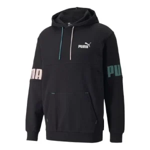 PUMA Power Logo Printing Sports Black 670937-51