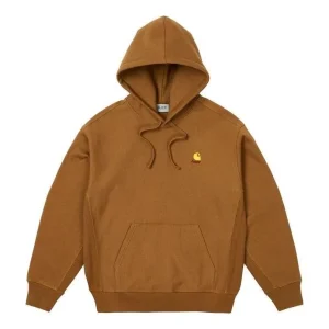 Palace x Carhartt WIP Hoodie 'Hamilton Brown/Tobacco' I033560-KHAKI
