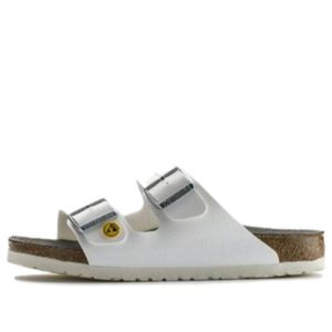 Birkenstock Arizona ESD Birko-Flor Narrow Fit Sandals 'White' 0089418