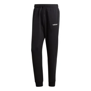 adidas E Pln T Pnt Fl Solid Color Bundle Feet Casual Sports Pants Black DU0372