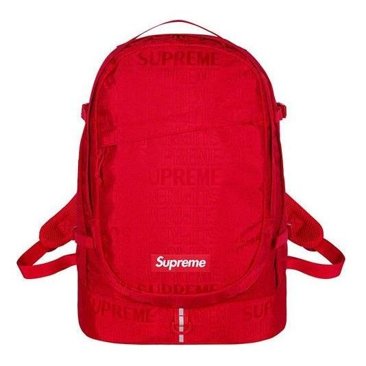 Supreme Backpack 'Red White' SUP-SS19-032