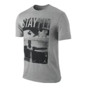 Air Jordan Stay Fly T-shirt 'Heather Grey' 509419-063