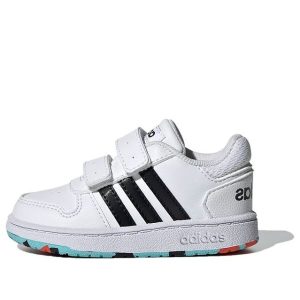(TD) adidas Hoops 2.0 Shoes 'White Black' H01551