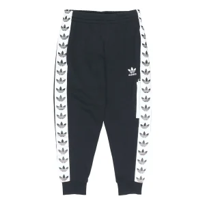 Men's adidas originals logo Sports Pants/Trousers/Joggers Black DX4228