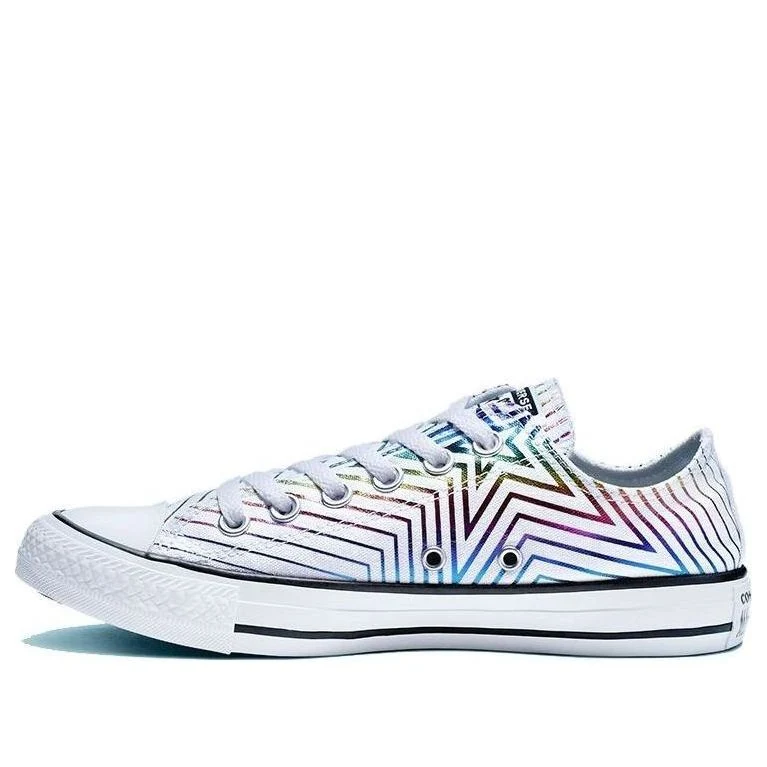 (WMNS) Converse Chuck Taylor All Star Exploding Star Low Top 'White Rainbow' 565440F