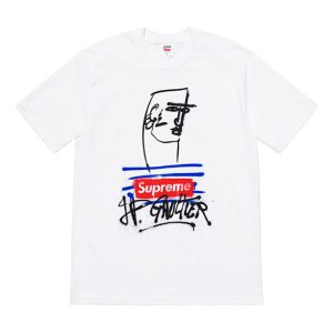 Supreme SS19 x Jean Paul Gaultier White Tee SUP-SS19-773