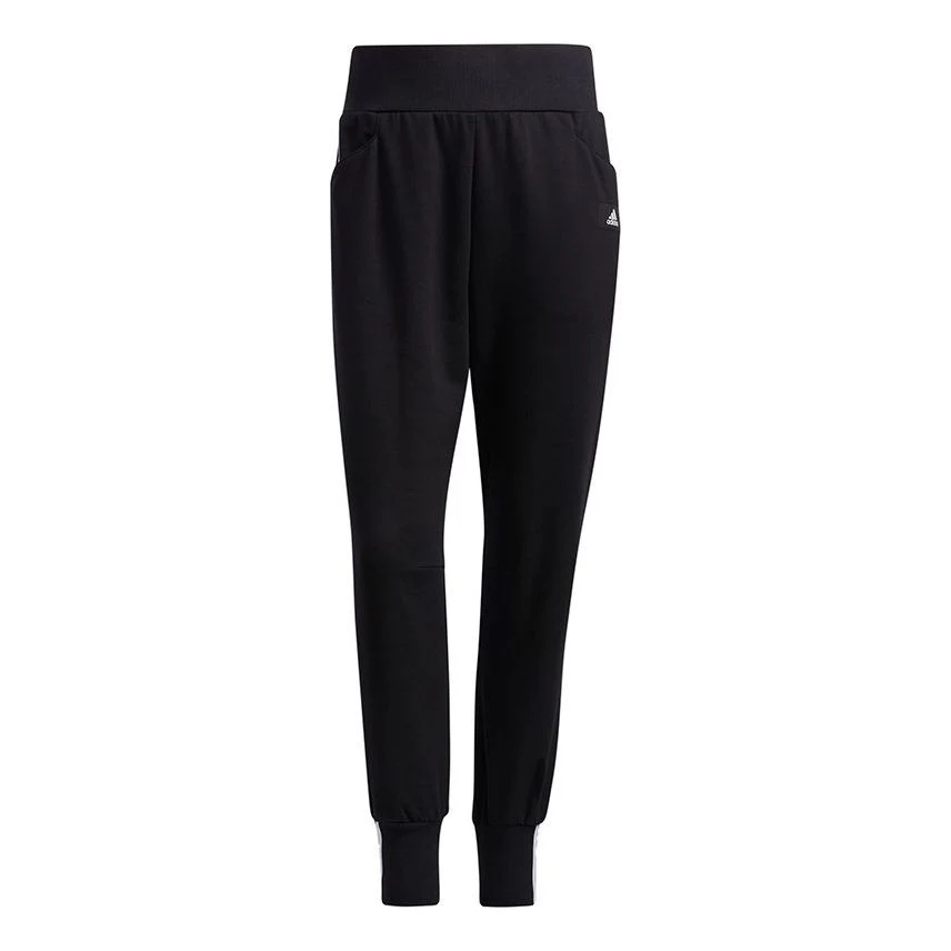 (WMNS) adidas Stripe Bundle Feet Sports Pants/Trousers/Joggers Black GP0697