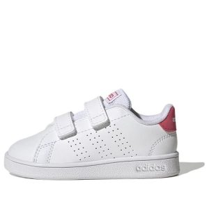 (TD) adidas Advantage Court Two Hook-and-Loop 'White Real Pink' GW6501