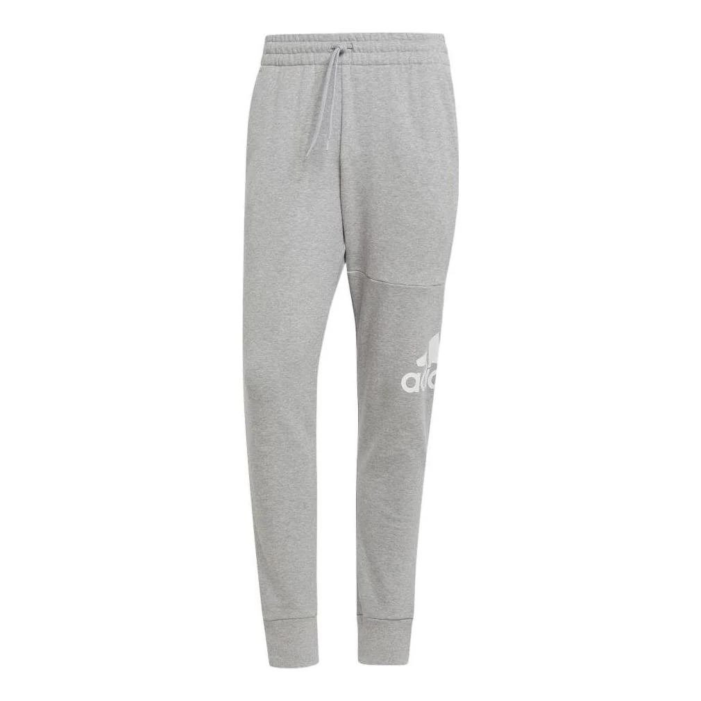 adidas Essentials French Terry Tapered Cuff Logo Pants 'Grey' HA4345