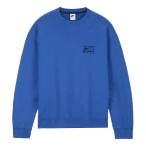 Nike x Stussy SS23 Acid Wash Sweatshirt 'Blue' DR4024-480