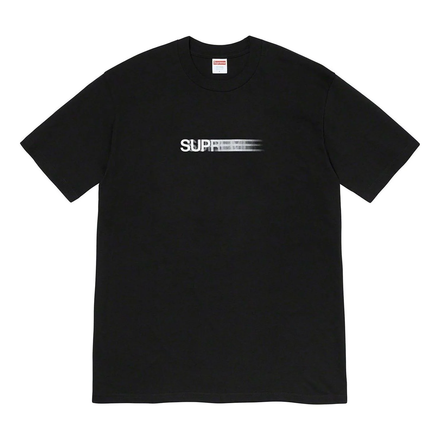Supreme Motion Logo T-Shirt 'Black White' SUP-SS23-273