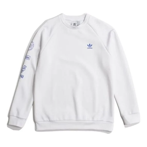 adidas originals Graphic Crew Sweatshirt For Men White DP8575