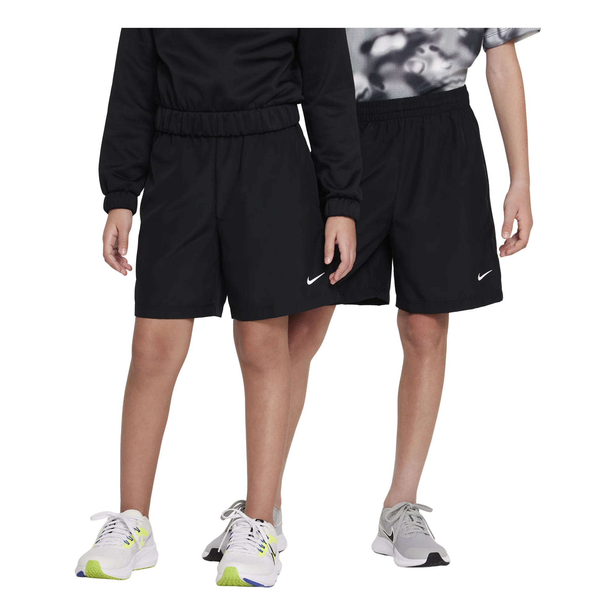 (GS) Nike Multi Dri-FIT Training Shorts 'Black White' DX5382-010