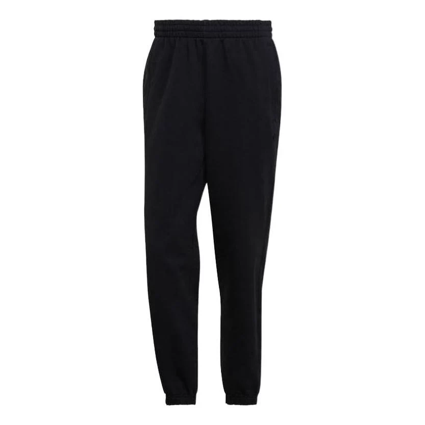 Men's adidas originals Solid Color Pants Waist Bundle Feet Sports Pants/Trousers/Joggers Black HJ9975