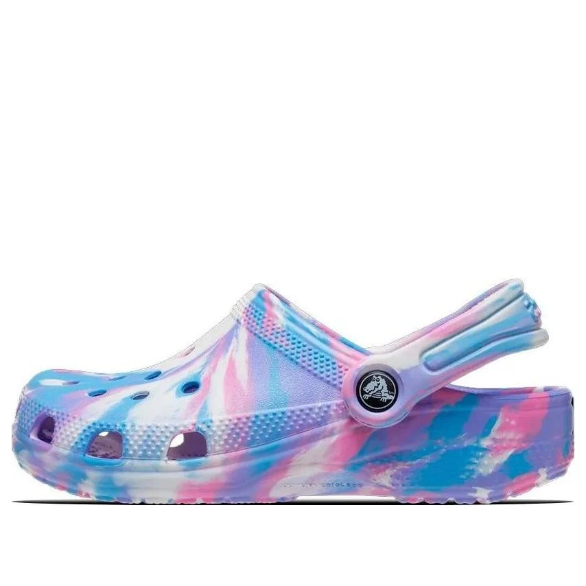 (PS) Crocs Classic Marbled Clog 'Blue Purple Pink' 207464-102