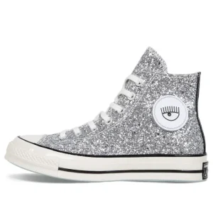(WMNS) Converse x Chiara Ferragni Chuck 70 'Black Silver' 563831C