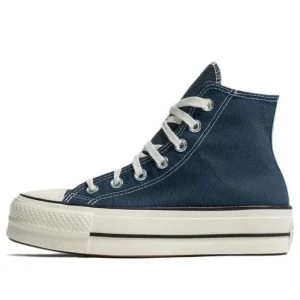 (WMNS) Converse Chuck Taylor All Star Lift Denim Fashion High Top 'Navy' A03821C