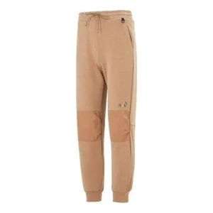 PUMA Logo Sweatpants 'Brown' 537031-63